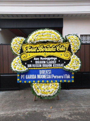 Papan Bunga Duka di Gunungsari Ilir